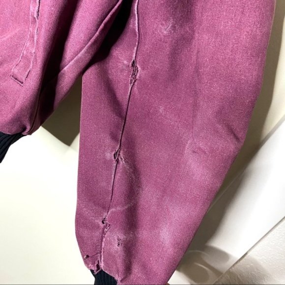 Vintage Davis James Native Print Distressed Bomber - Picture 4 of 8